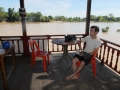 vu sur le mekong depuis la terrasse